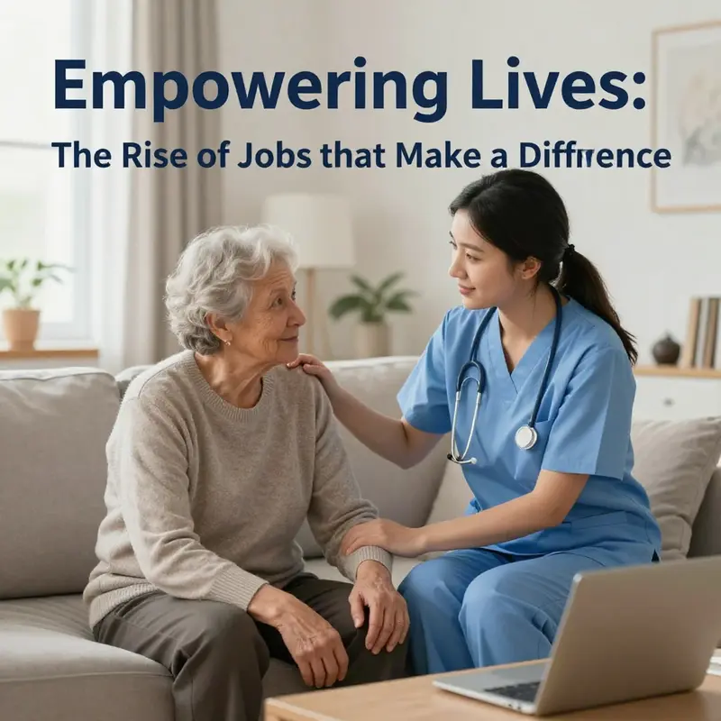 A home health aide provides essential care, highlighting the importance of compassion in community health.