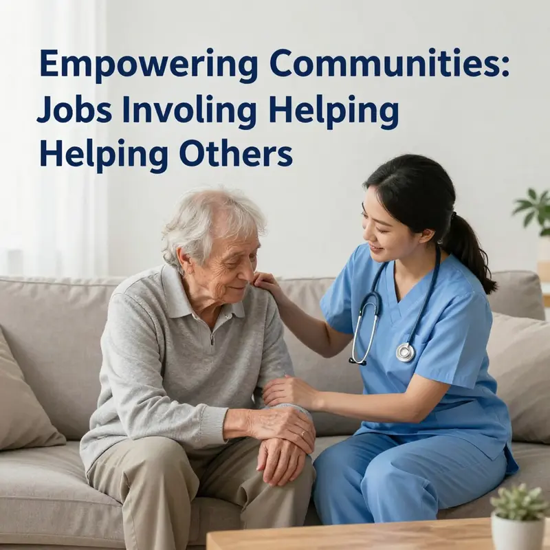 A home health aide providing essential support to an elderly patient in a warm home setting.