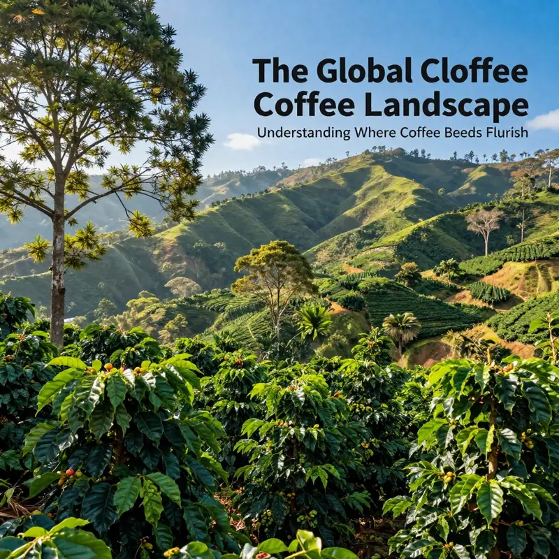 The Coffee Belt: Regions where coffee beans thrive across the globe.