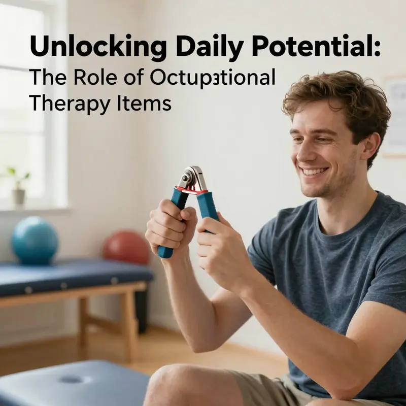 Therapists demonstrate the essential role of OT items in the rehabilitation process.