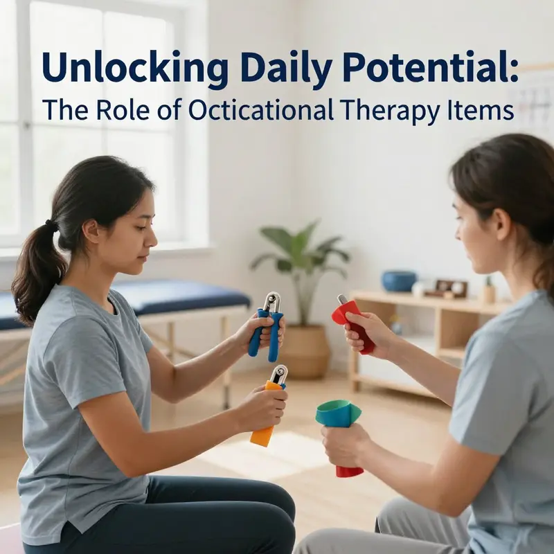 Therapists demonstrate the essential role of OT items in the rehabilitation process.