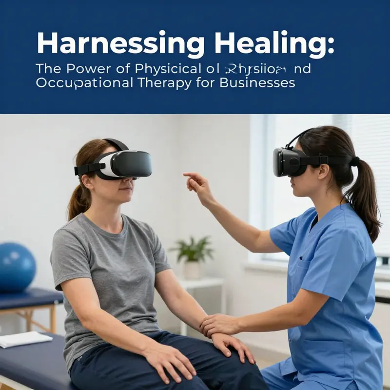 A physical therapist assisting a patient in a rehabilitation session, focusing on improving mobility.