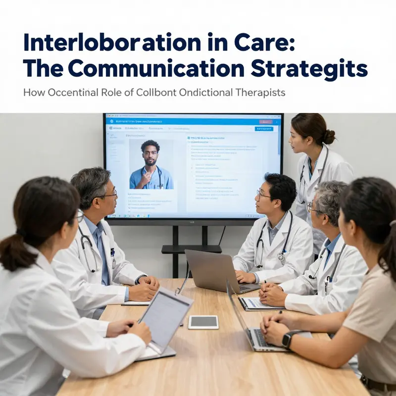 Occupational therapists collaborating with healthcare teams for patient-centered care.