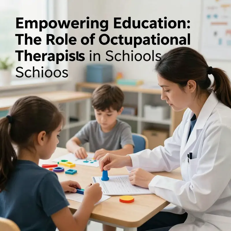 Occupational therapists actively engaging students in classroom activities to enhance their participation.