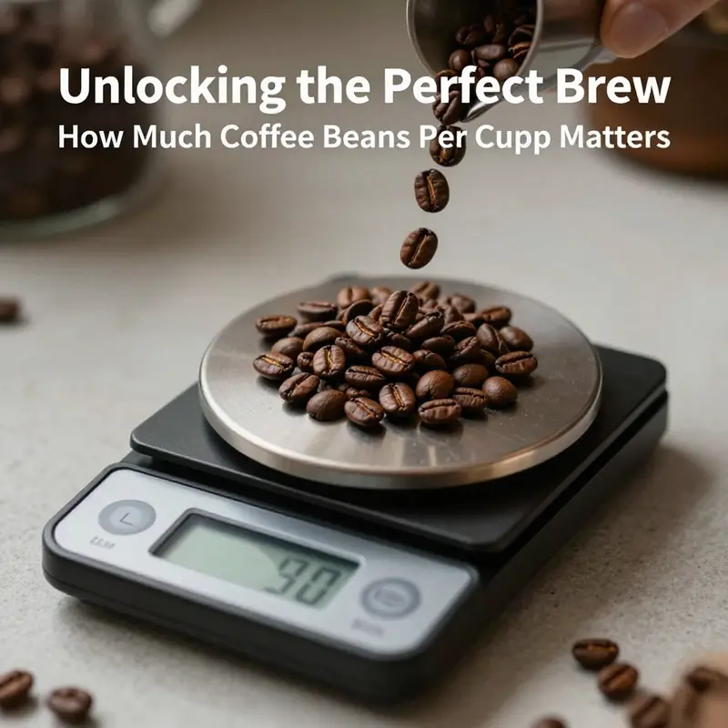 Accurate measurement of coffee beans is key to brewing the perfect cup.