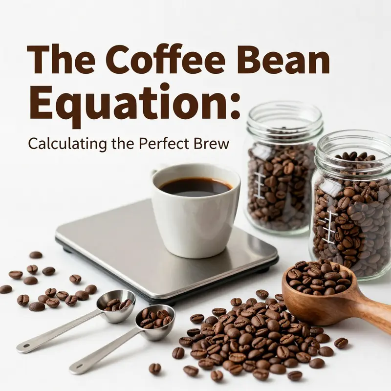 Measuring coffee beans is crucial for brewing the perfect cup.
