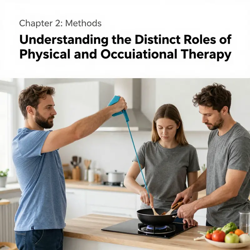 Comparative focus of Physical and Occupational Therapy.
