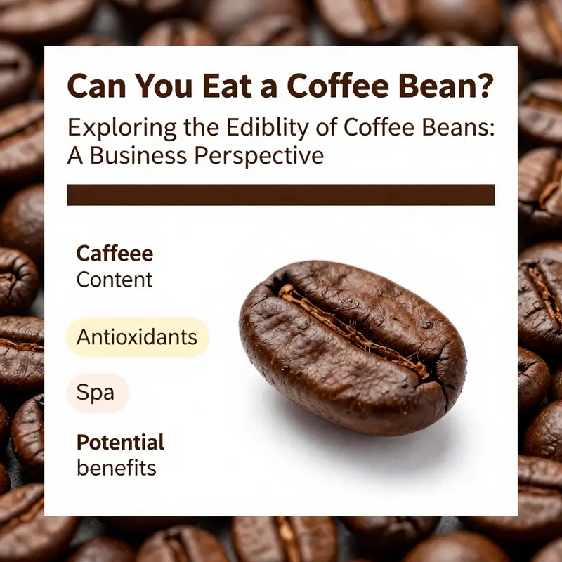 A comparison of raw and roasted coffee beans, illustrating their edibility and safety aspects.