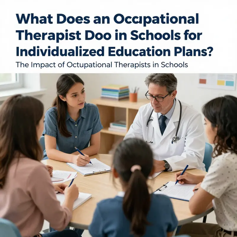 Occupational therapists in schools help students enhance their skills in academic and social settings.
