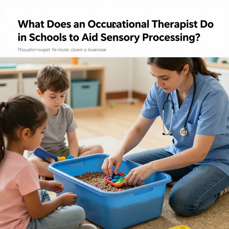 Occupational therapists in schools help students enhance their skills in academic and social settings.