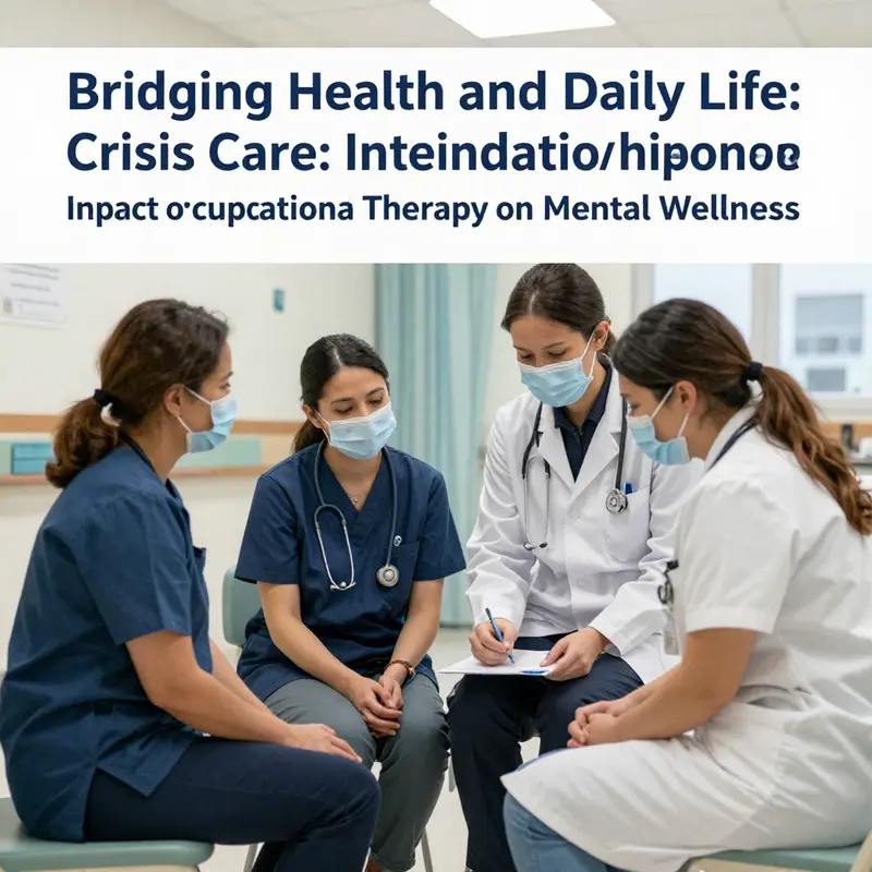 Occupational therapists facilitate meaningful activities to improve mental health outcomes.