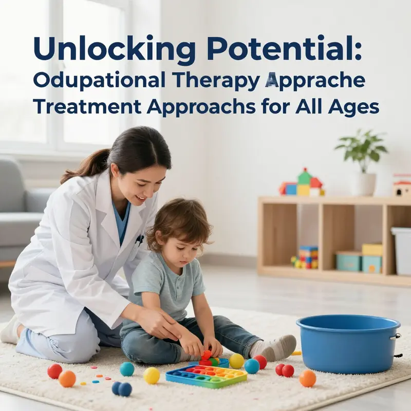 A vibrant therapy session where a pediatric OT engages a child with sensory play to enhance motor skills.