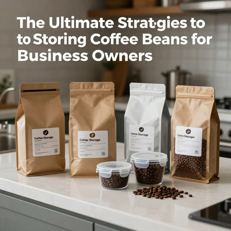 Various airtight and opaque containers designed for coffee bean storage.
