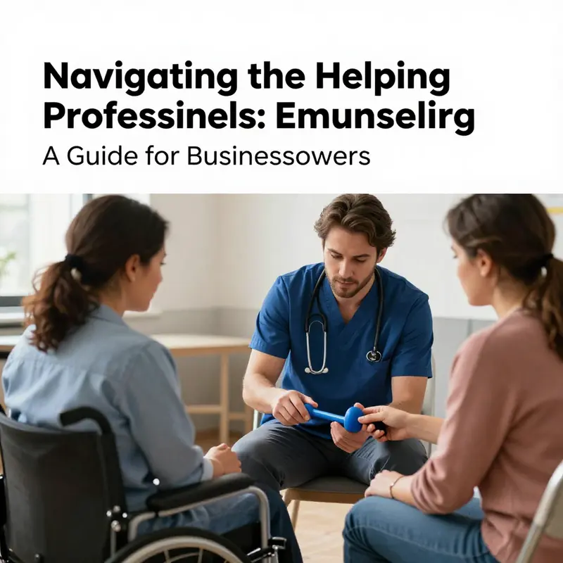 A social worker providing vital support to individuals and families.