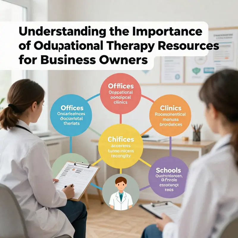Occupational therapists provide vital resources for enhancing work environments through targeted strategies.