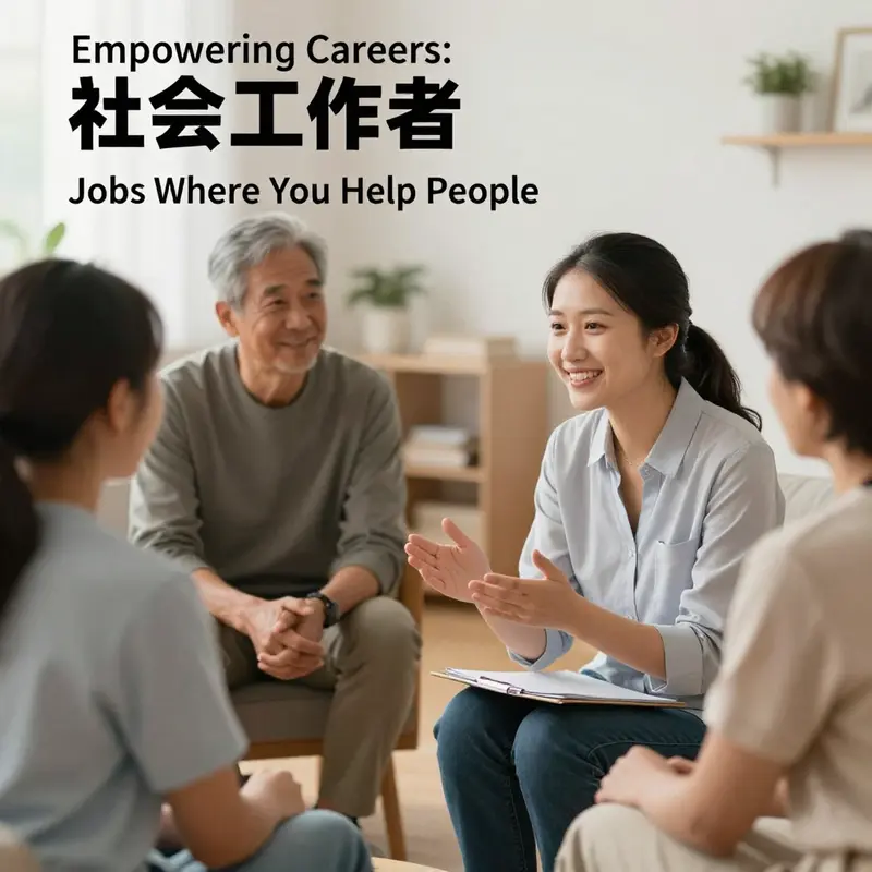 A social worker providing guidance and support, illustrating the essential role of social services in society.