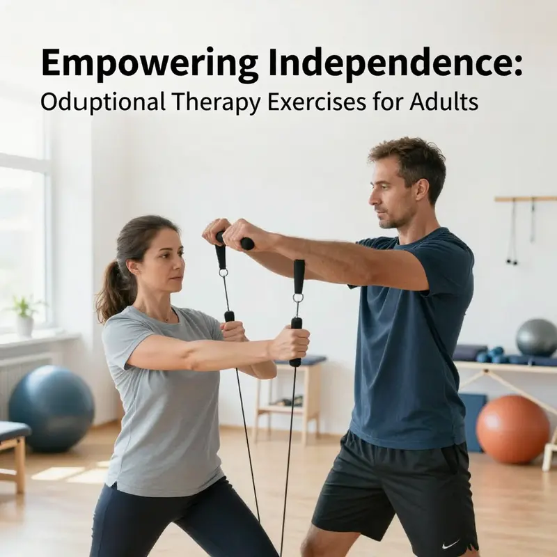 Adults engaging in strength and range of motion exercises to improve daily function and mobility.