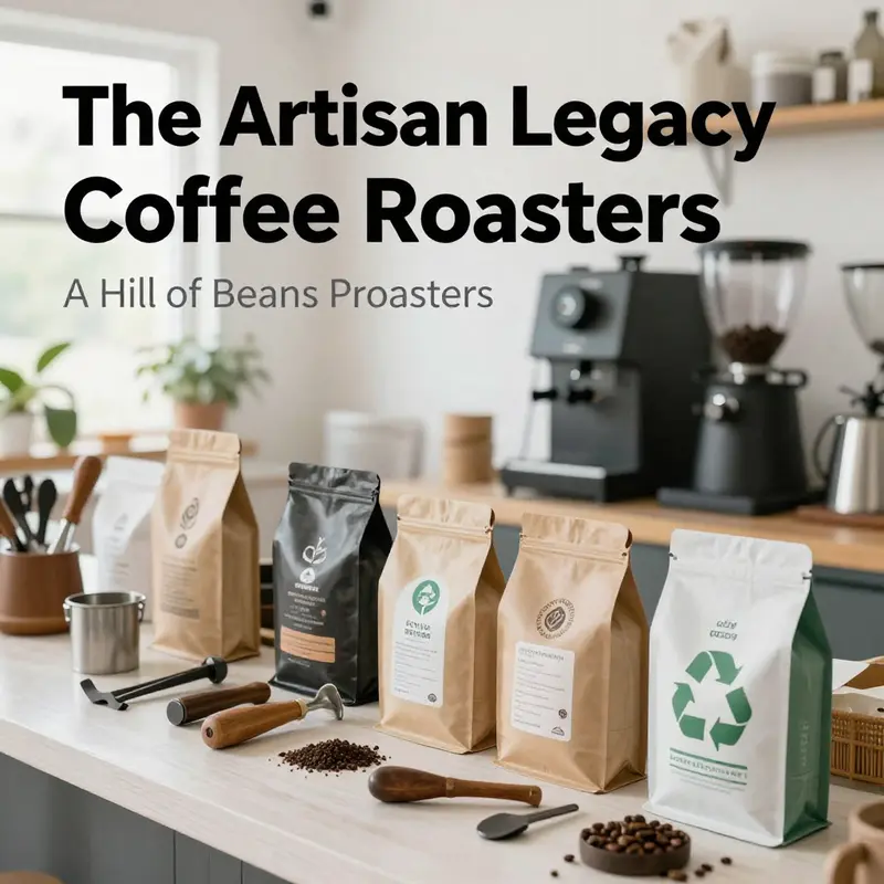 An artisan coffee roaster carefully supervising the roasting process.