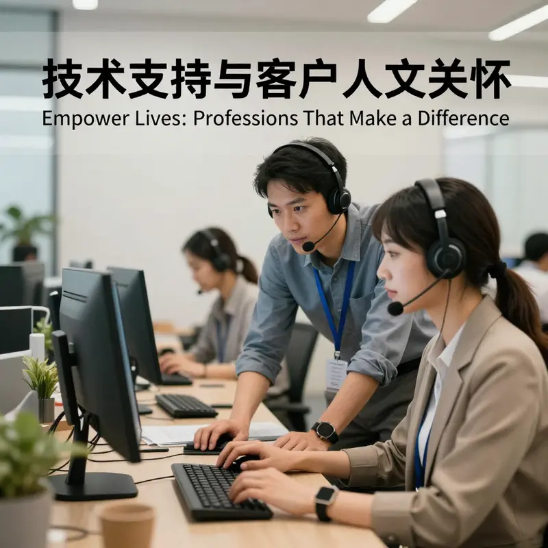 A job counselor assists community members in navigating employment opportunities.