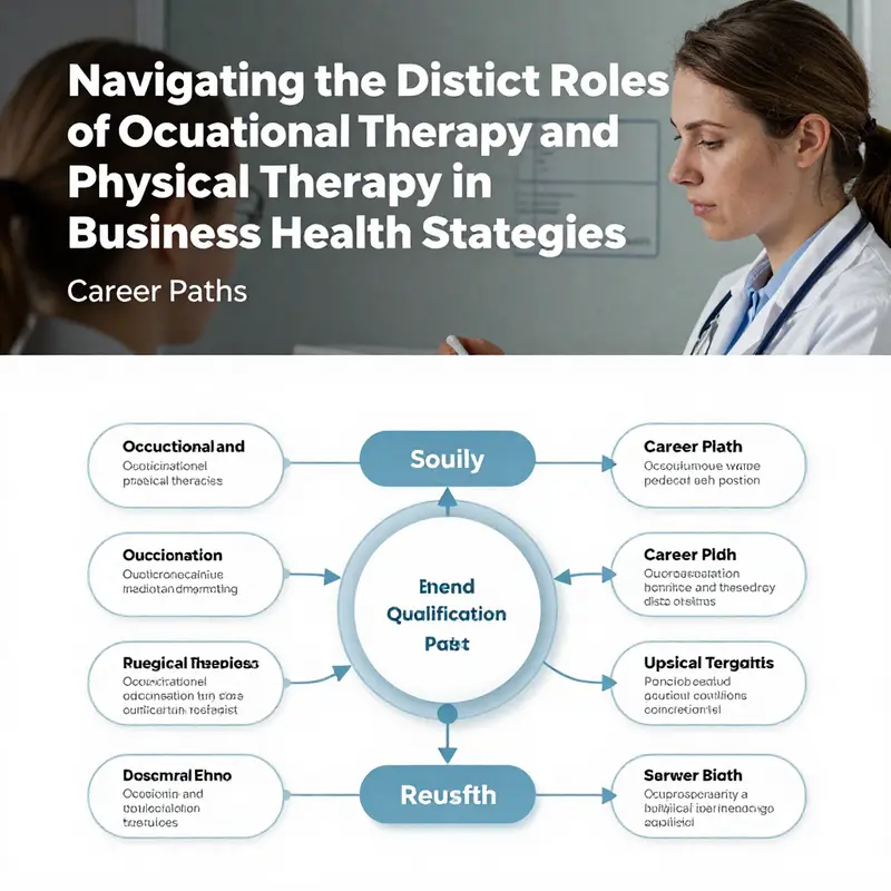 A chart showcasing the distinct goals of occupational therapy and physical therapy for better understanding.