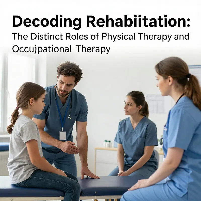 A visual depiction of collaborative efforts in physical and occupational therapy.