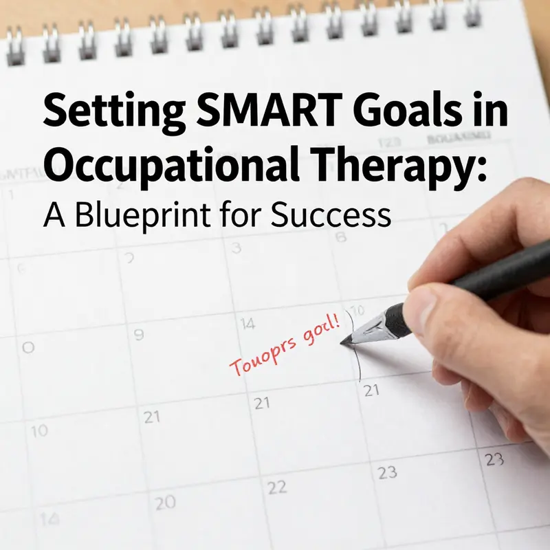 An OT focuses on specific rehabilitation goals with a patient.