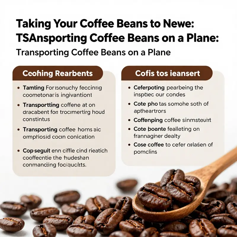 TSA regulations simplified: Essential points for bringing coffee beans on a plane.