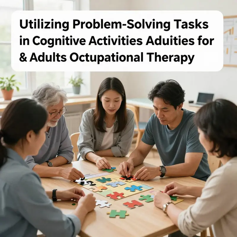 A therapist facilitates a memory game designed to reinforce and enhance cognitive functions among adults.