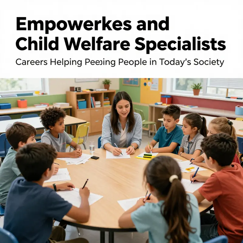 A social worker providing guidance and support in a welcoming environment.