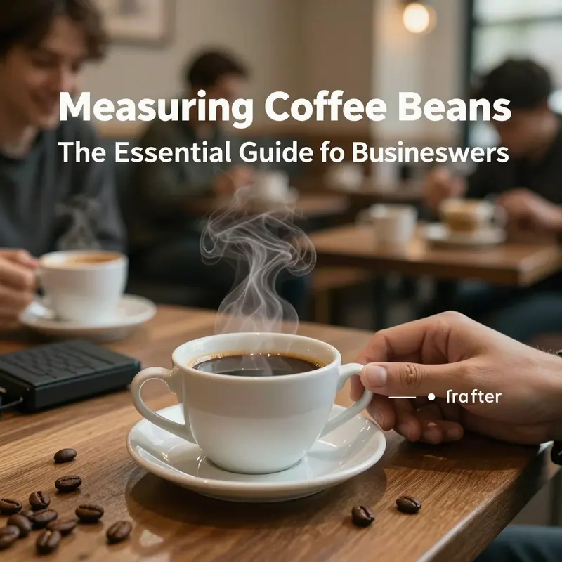 Accurate measurement of coffee beans is essential for crafting the perfect cup.