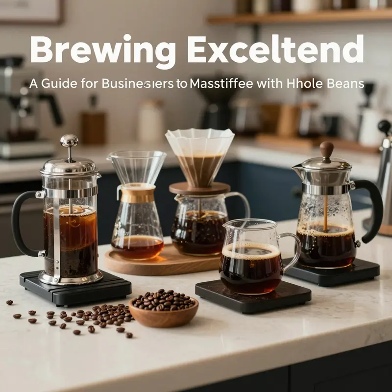 Freshly ground coffee beans ready for brewing.