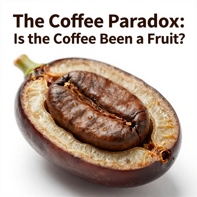 Ripe coffee cherries on the vine, illustrating the true fruit of the coffee plant.