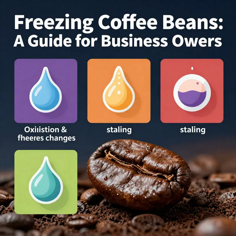 Best practices for freezing coffee beans to retain their freshness.
