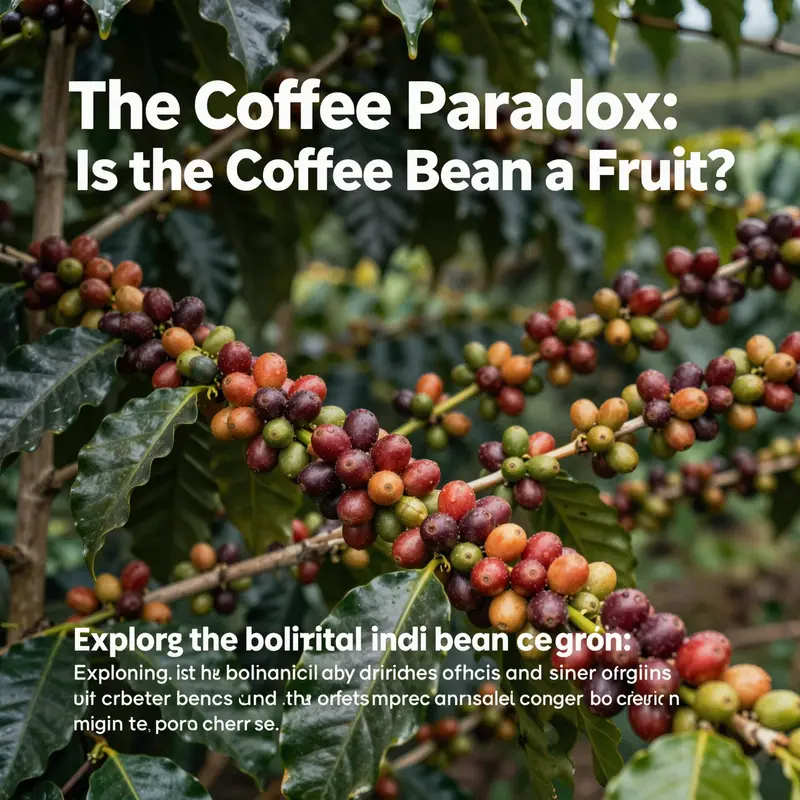 A panoramic view of a lush coffee farm filled with ripe coffee cherries ready for harvest.