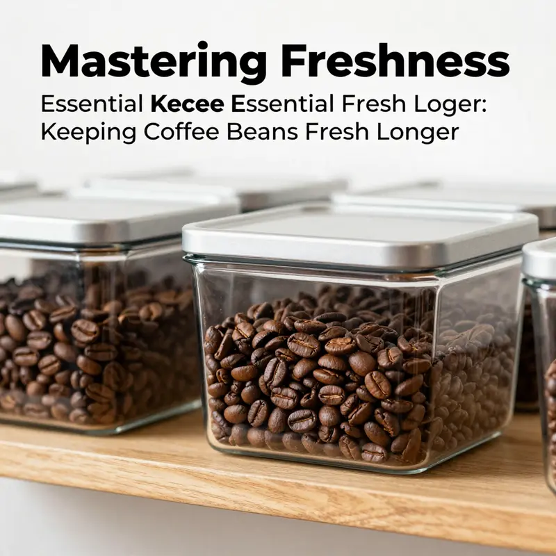 Proper storage in an airtight, opaque container enhances the longevity of coffee beans.