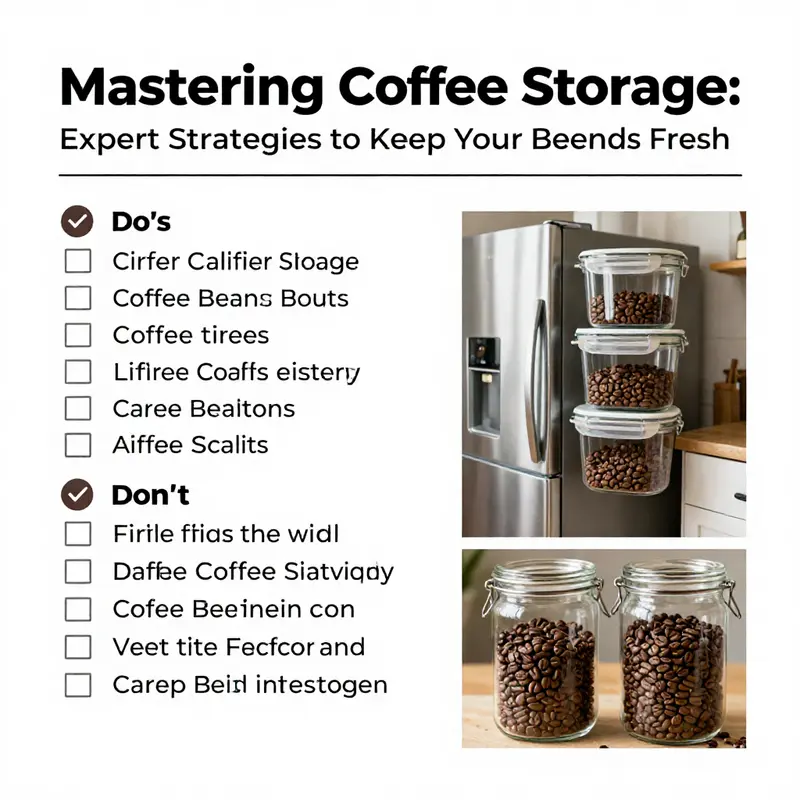 Short-term storage of coffee beans to maintain freshness.