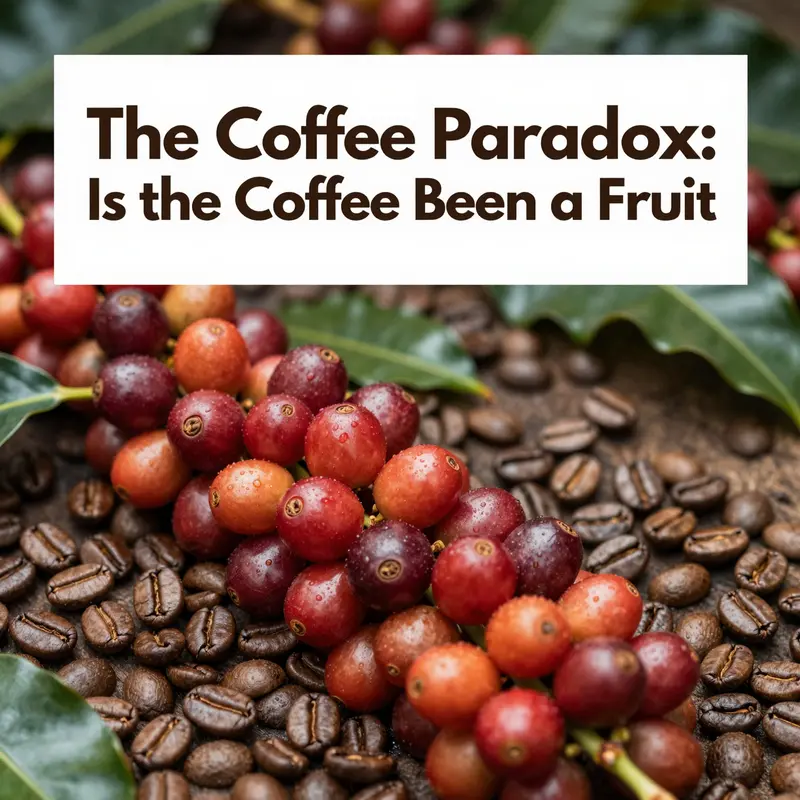 Ripe coffee cherries on the vine, illustrating the true fruit of the coffee plant.