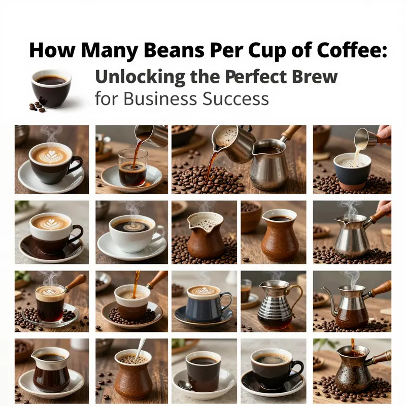 Different brewing methods require varying quantities of coffee beans per cup, influencing flavor and extraction.
