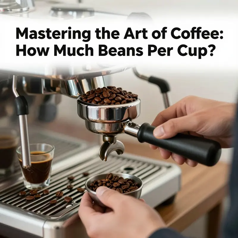 A visual representation of standard bean measurement in a drip coffee maker.