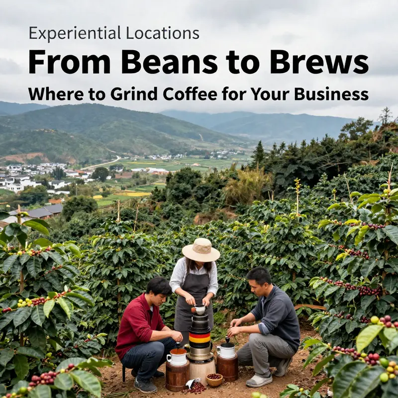 Home coffee grinding setup with personal grinders for convenience.