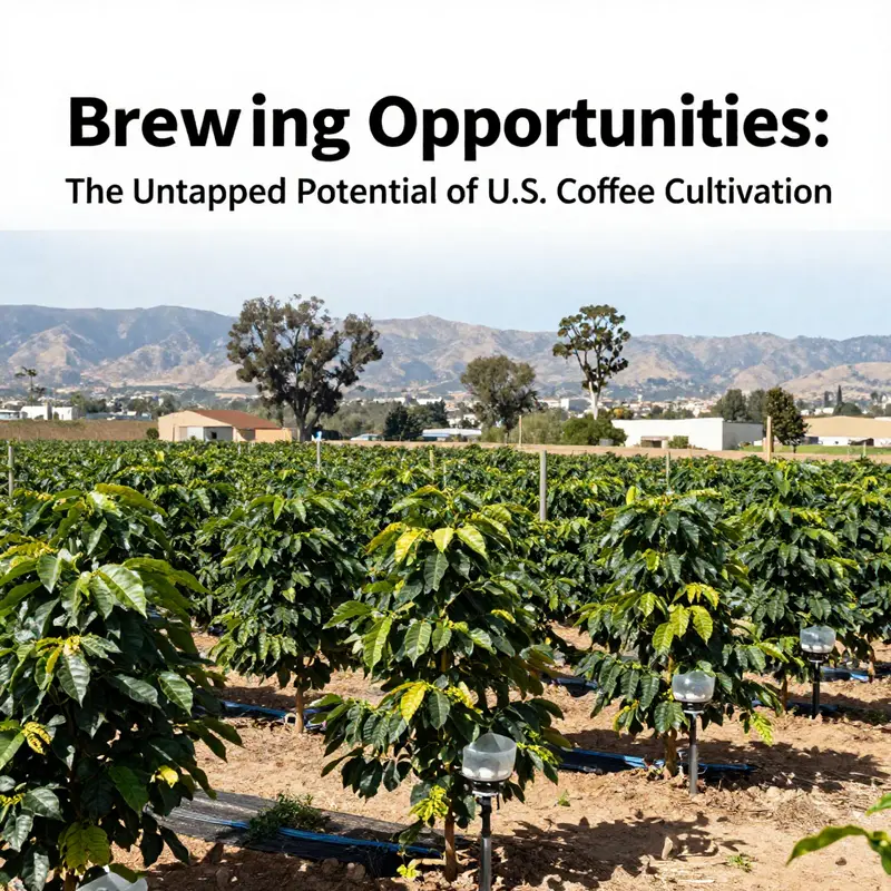 Lush coffee farms in Hawaii showcasing ripe coffee cherries ready for harvest.