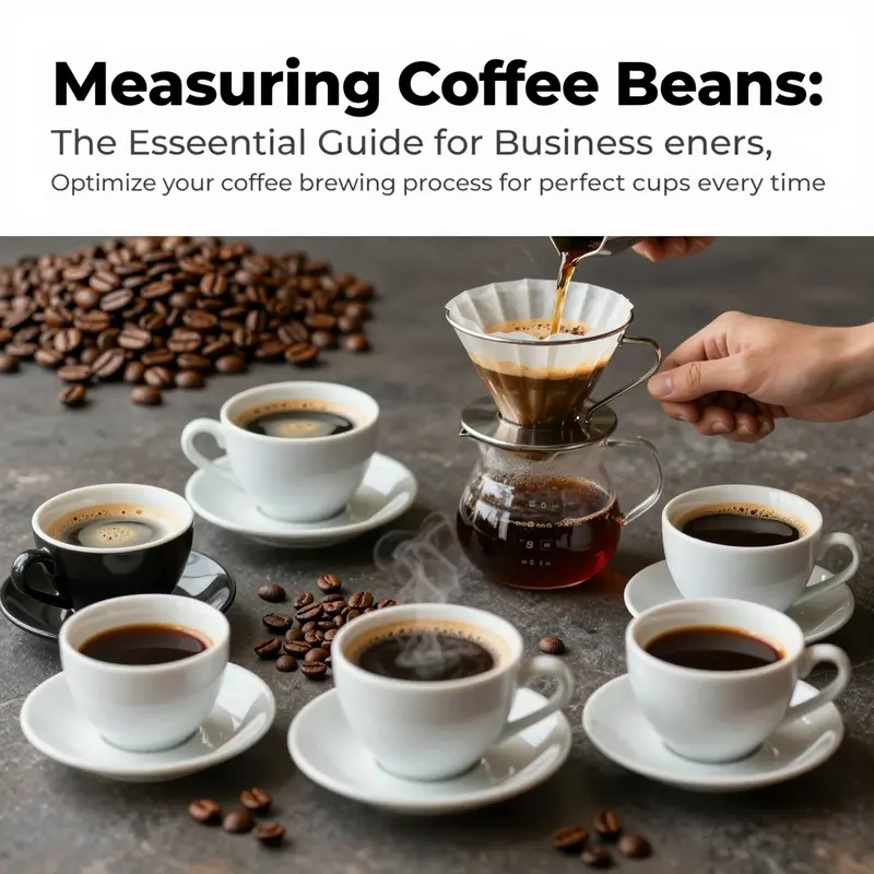 A variety of coffee cups from different brewing techniques with roasted coffee beans in the background.