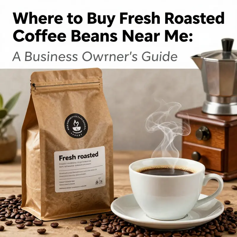 A warm setup featuring fresh roasted coffee beans, a steaming coffee cup, and brewing tools.