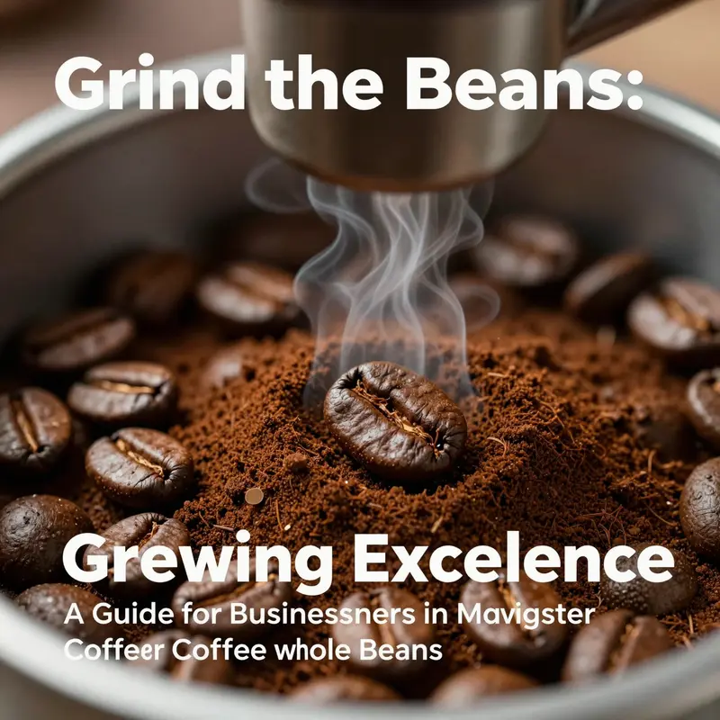 Freshly ground coffee beans ready for brewing.