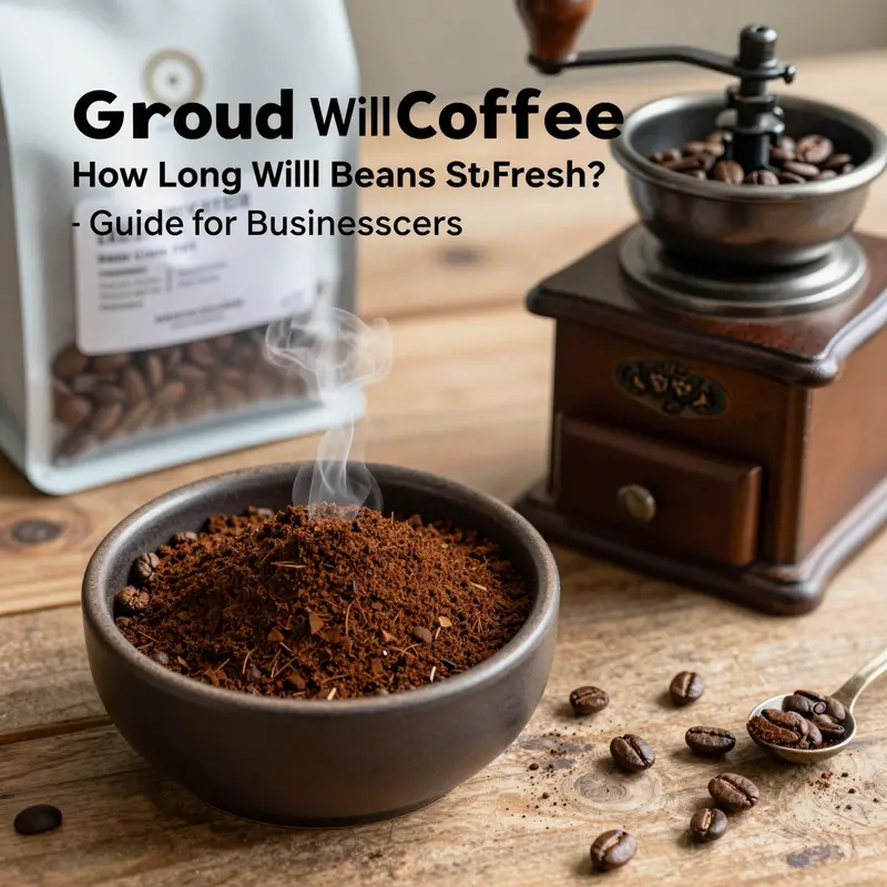 Unopened coffee bean bags stored properly to maintain freshness and flavor.