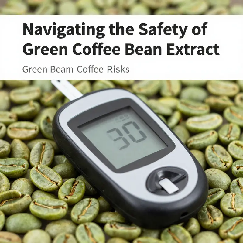 A depiction of green coffee bean extract and its natural source, highlighting its growth in popularity.
