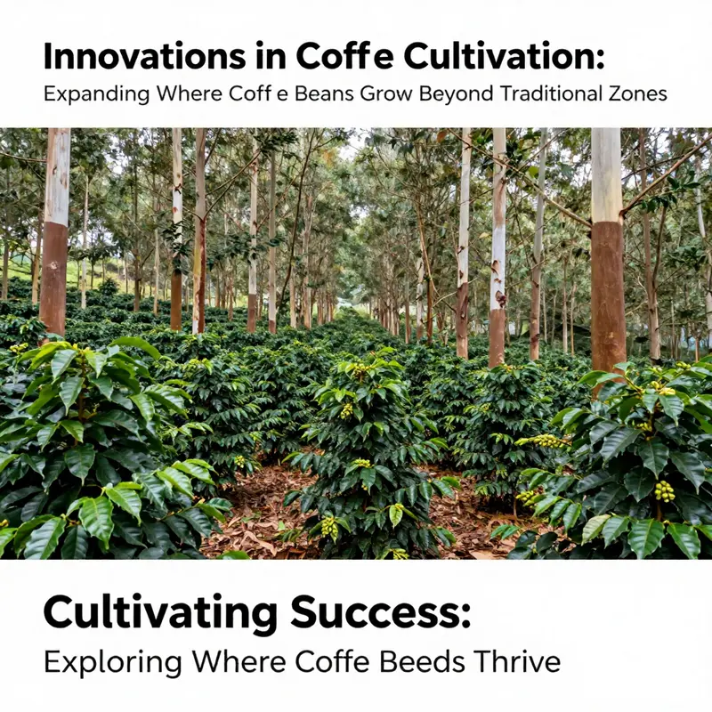 The Coffee Belt, a crucial area for coffee cultivation, marked by its ideal growing conditions.