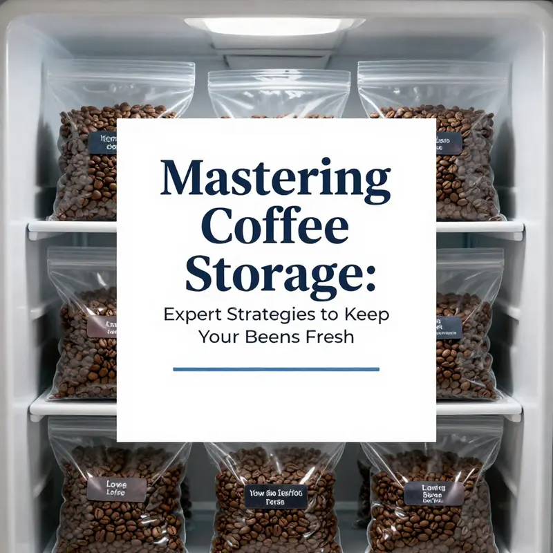 Short-term storage of coffee beans to maintain freshness.