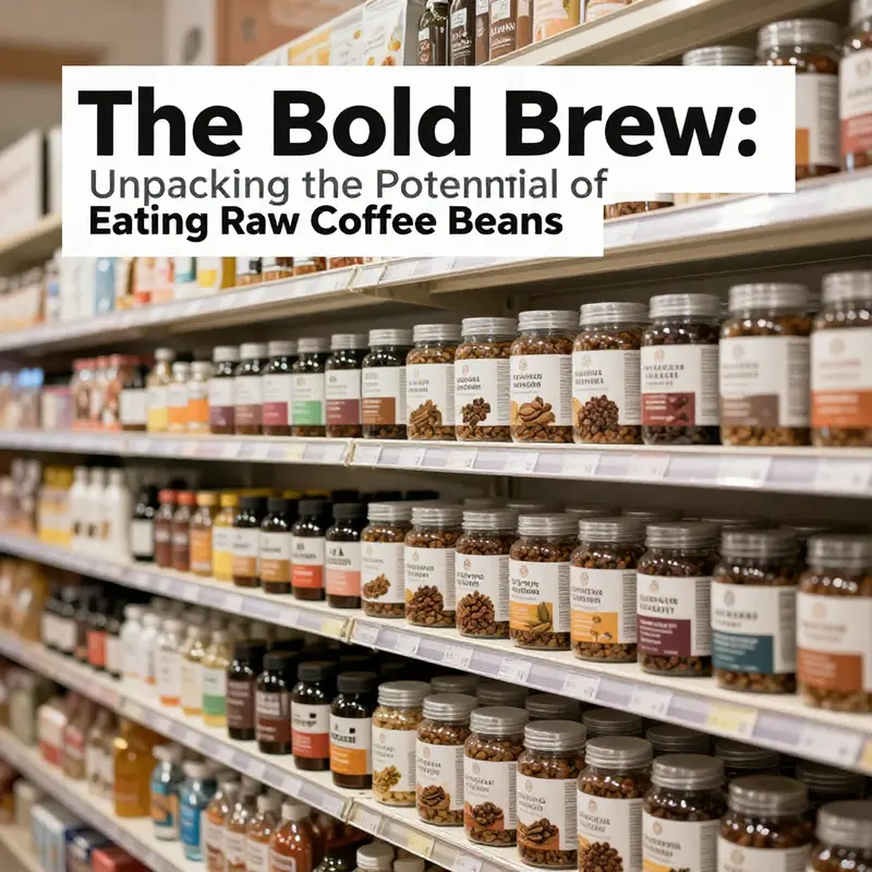 A close-up view of raw coffee beans, illustrating their unique characteristics and texture.