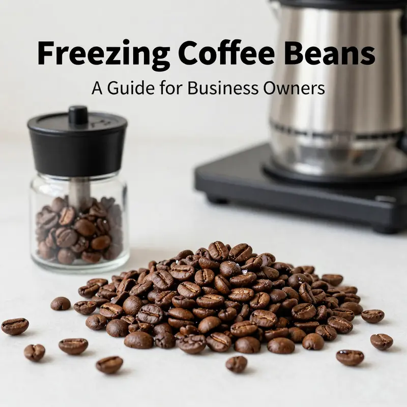 Best practices for freezing coffee beans to retain their freshness.